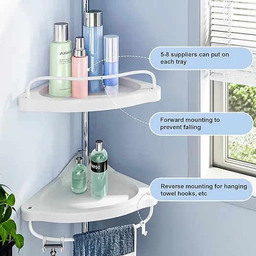 4 Tier Multi-Corner Shelf