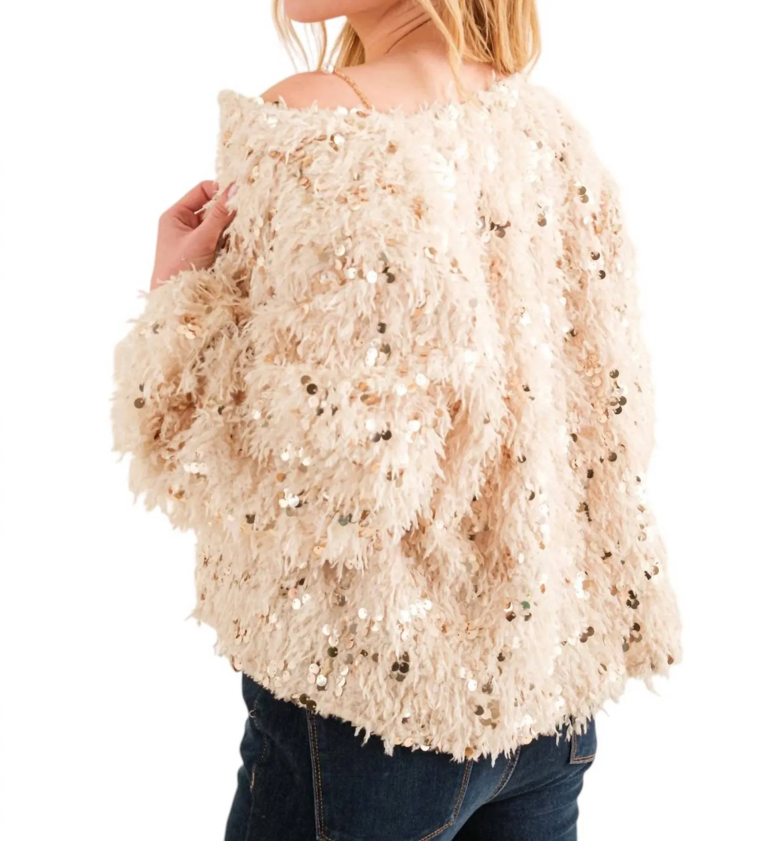 And The Why - Get to You Sequin and Feather Jacket