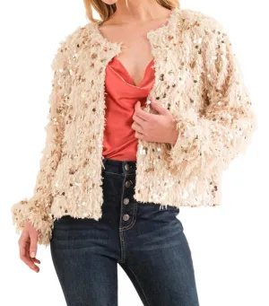 And The Why - Get to You Sequin and Feather Jacket