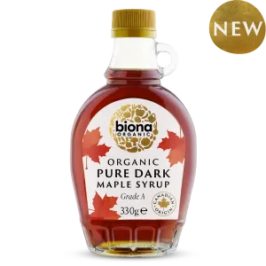 Biona Organic Pure Dark Maple Syrup Grade A 330g
