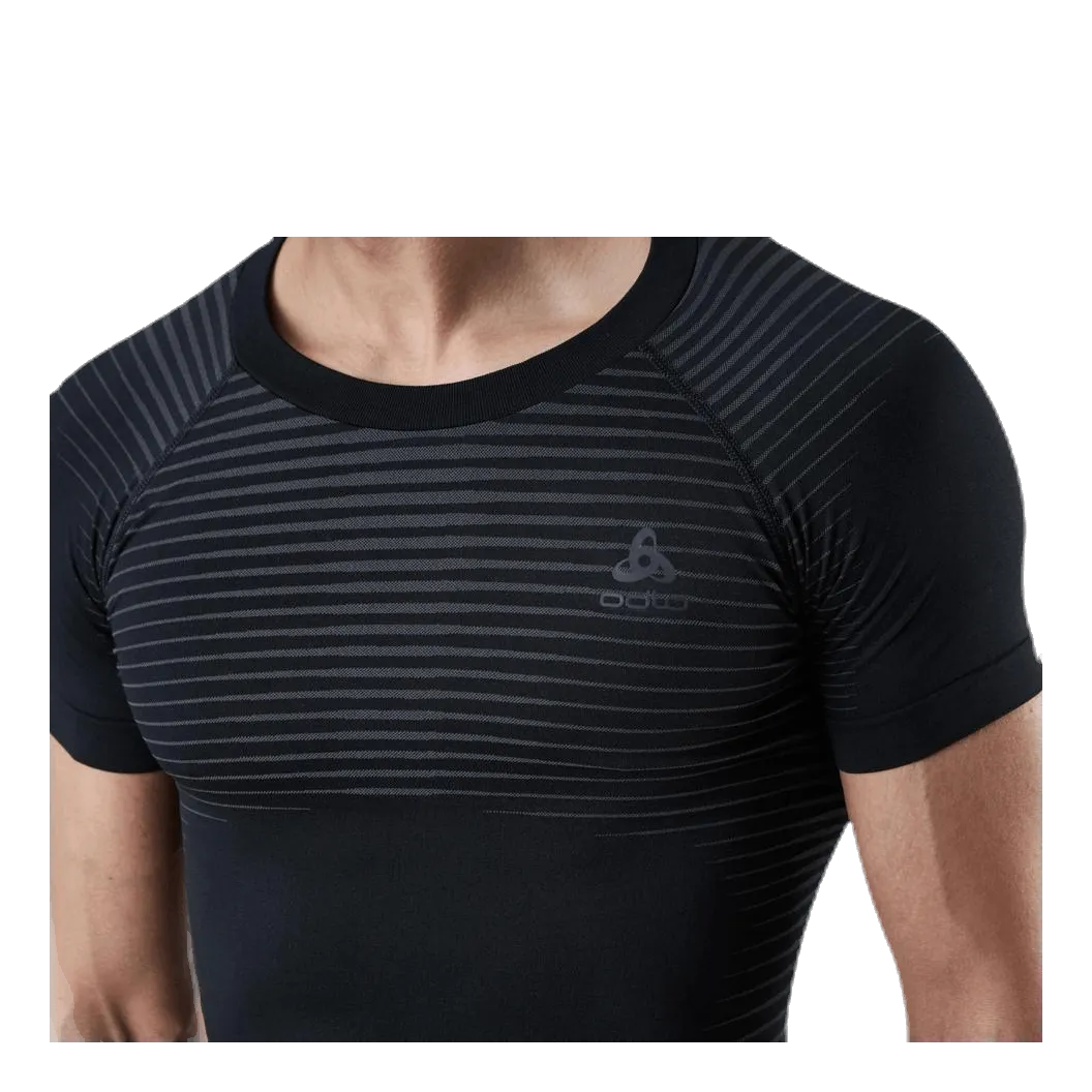 BL Top Crew Neck Performance Light Black