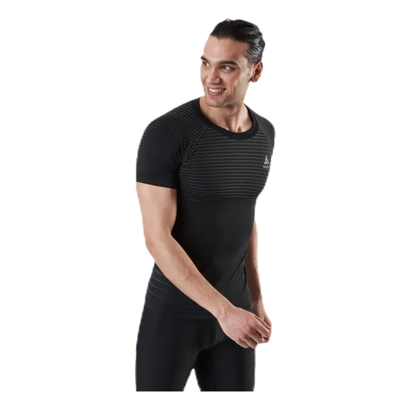 BL Top Crew Neck Performance Light Black
