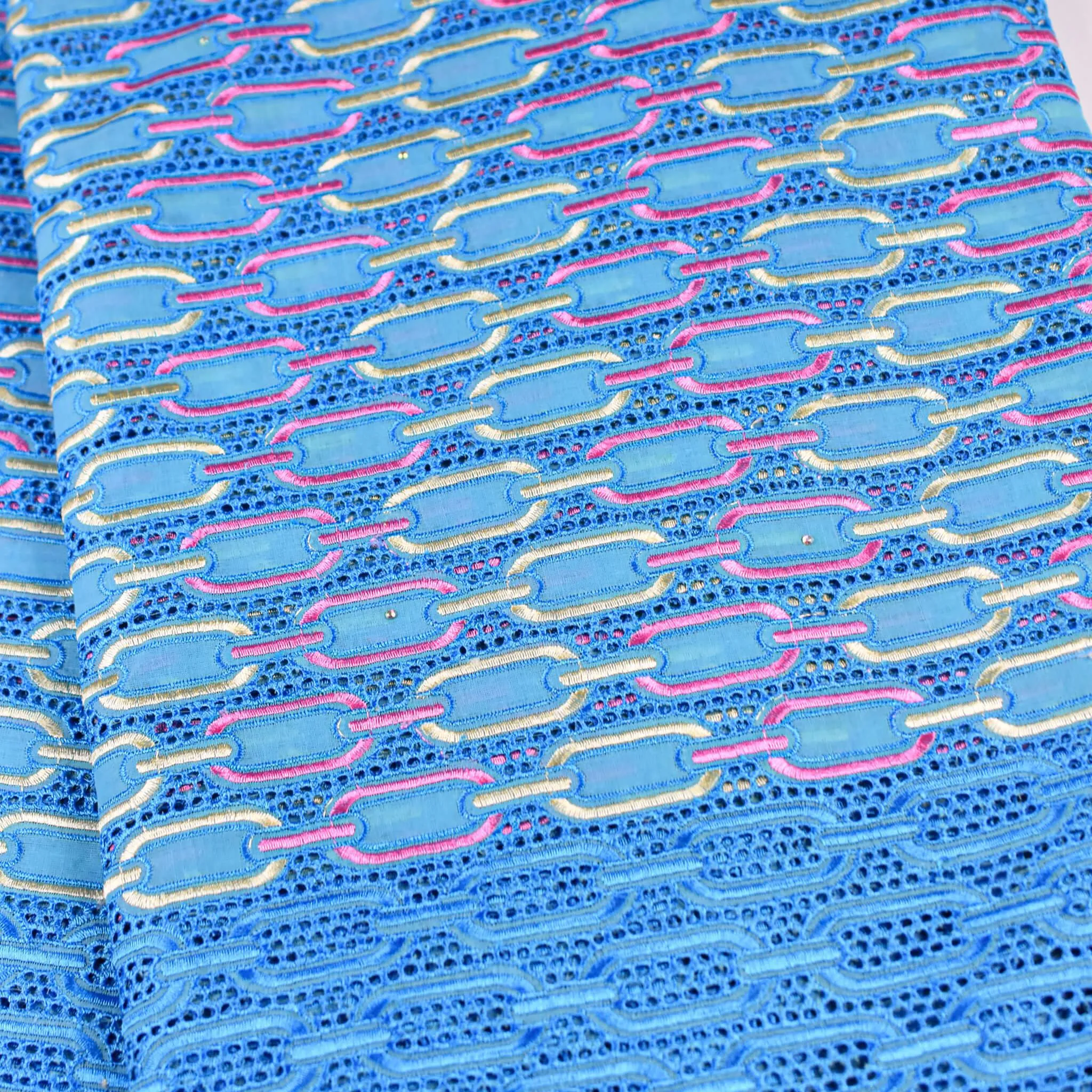 Blue Link Lace