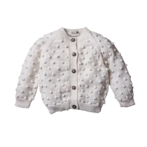 Bubble cardigan - Cream white