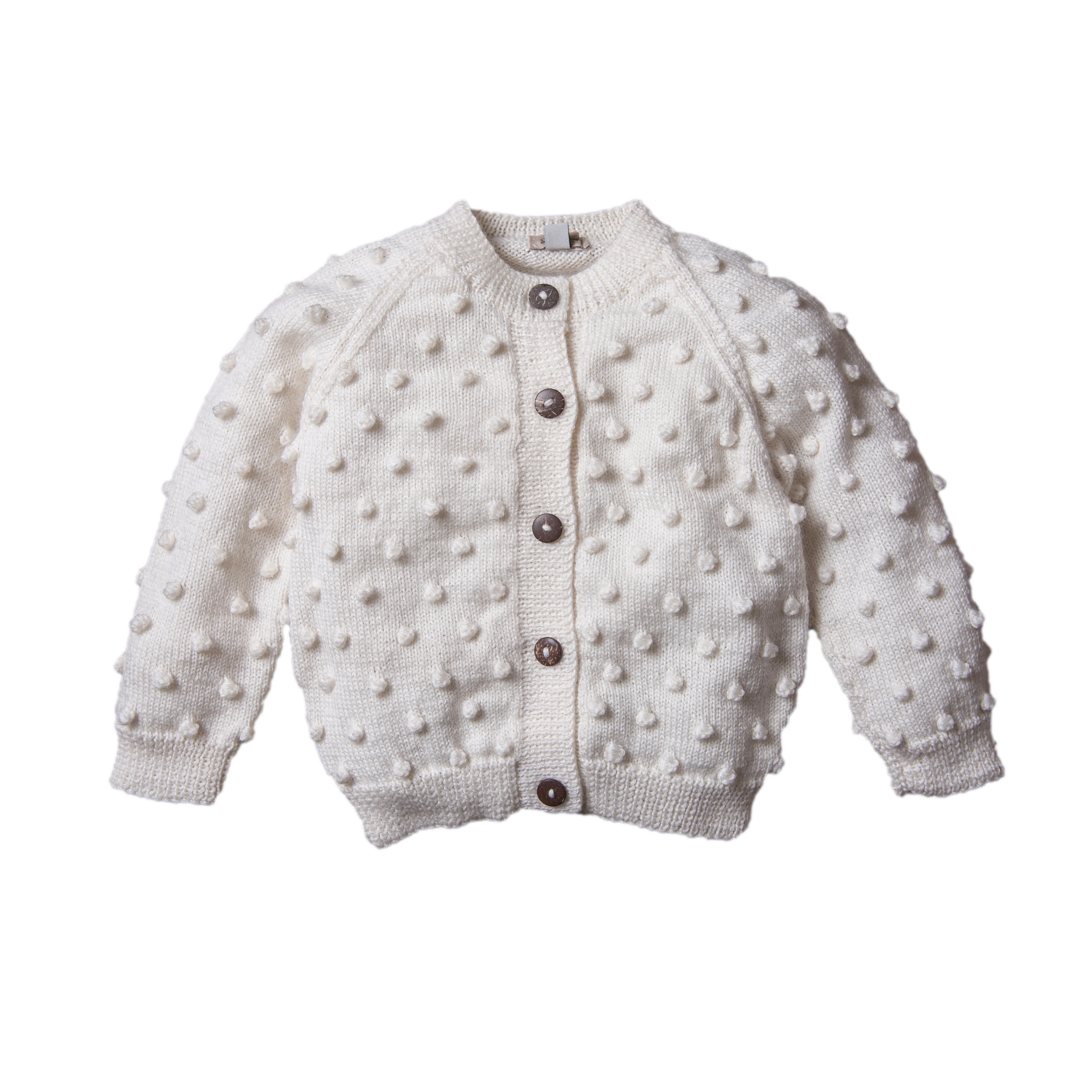 Bubble cardigan - Cream white
