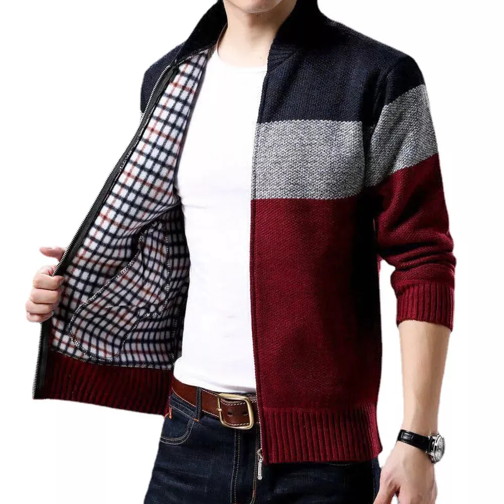 Casaco Masculino Com Zper Cardigan - LC102