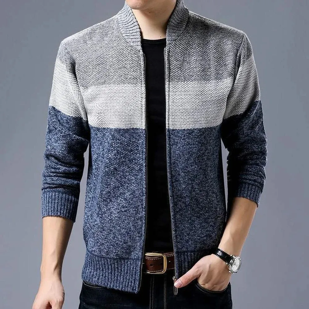 Casaco Masculino Com Zper Cardigan - LC102