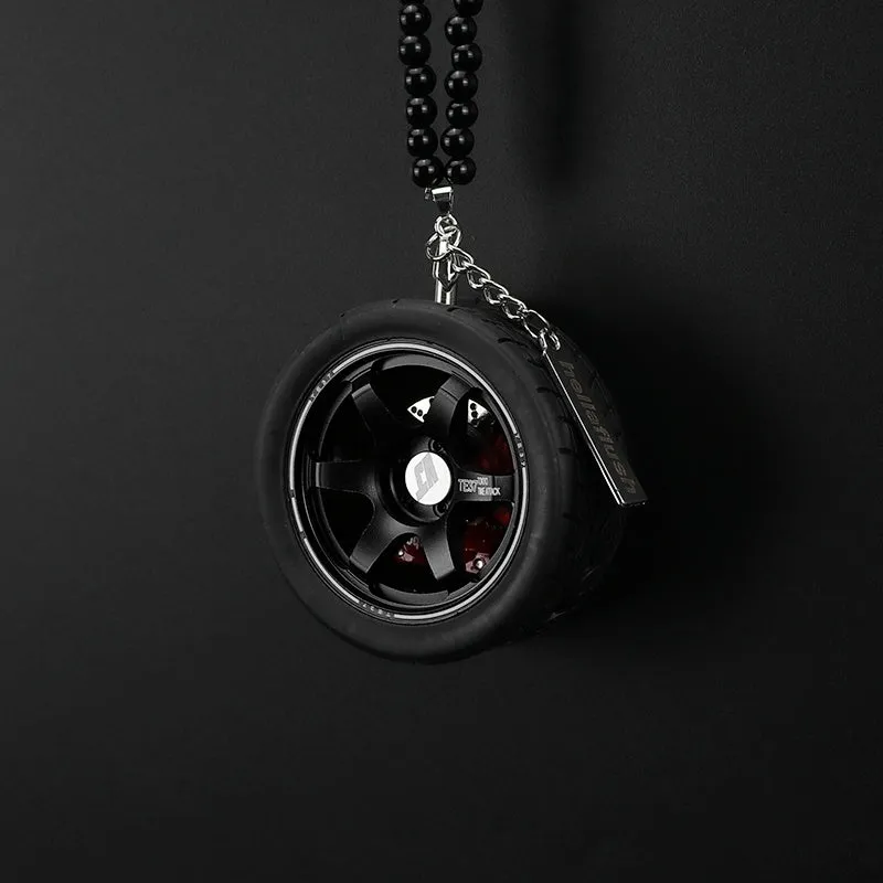 Color: TE37 black - Car decoration pendant