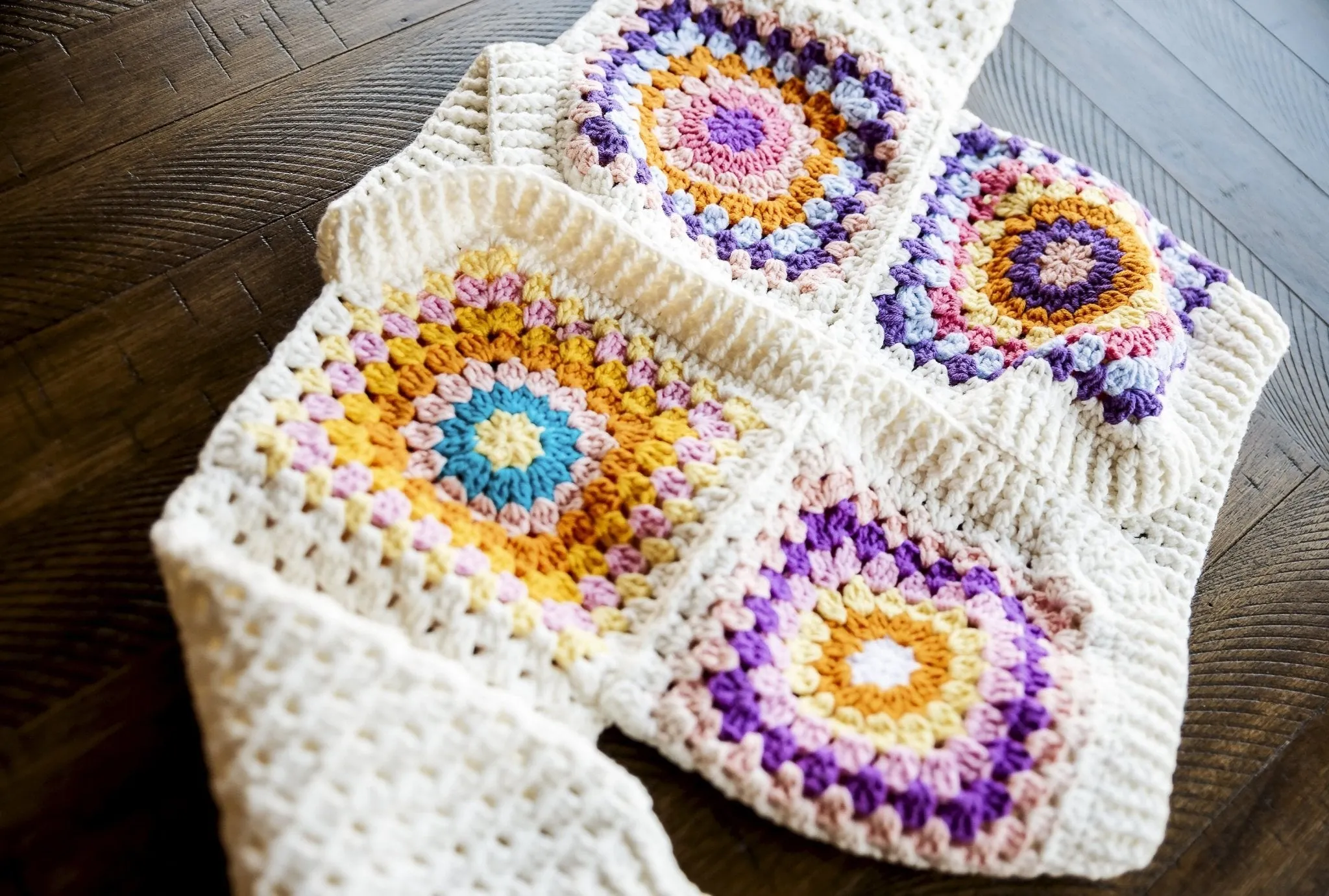 Kids Granny Square Sweater