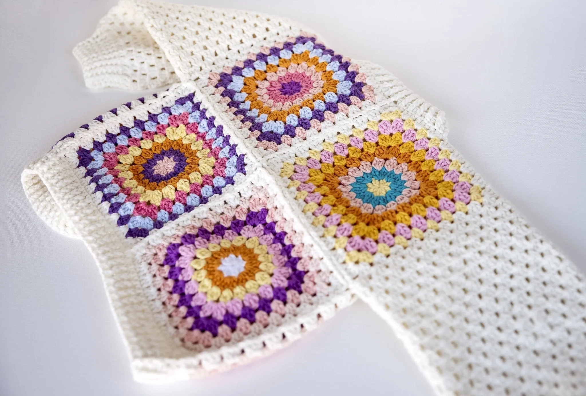 Kids Granny Square Sweater