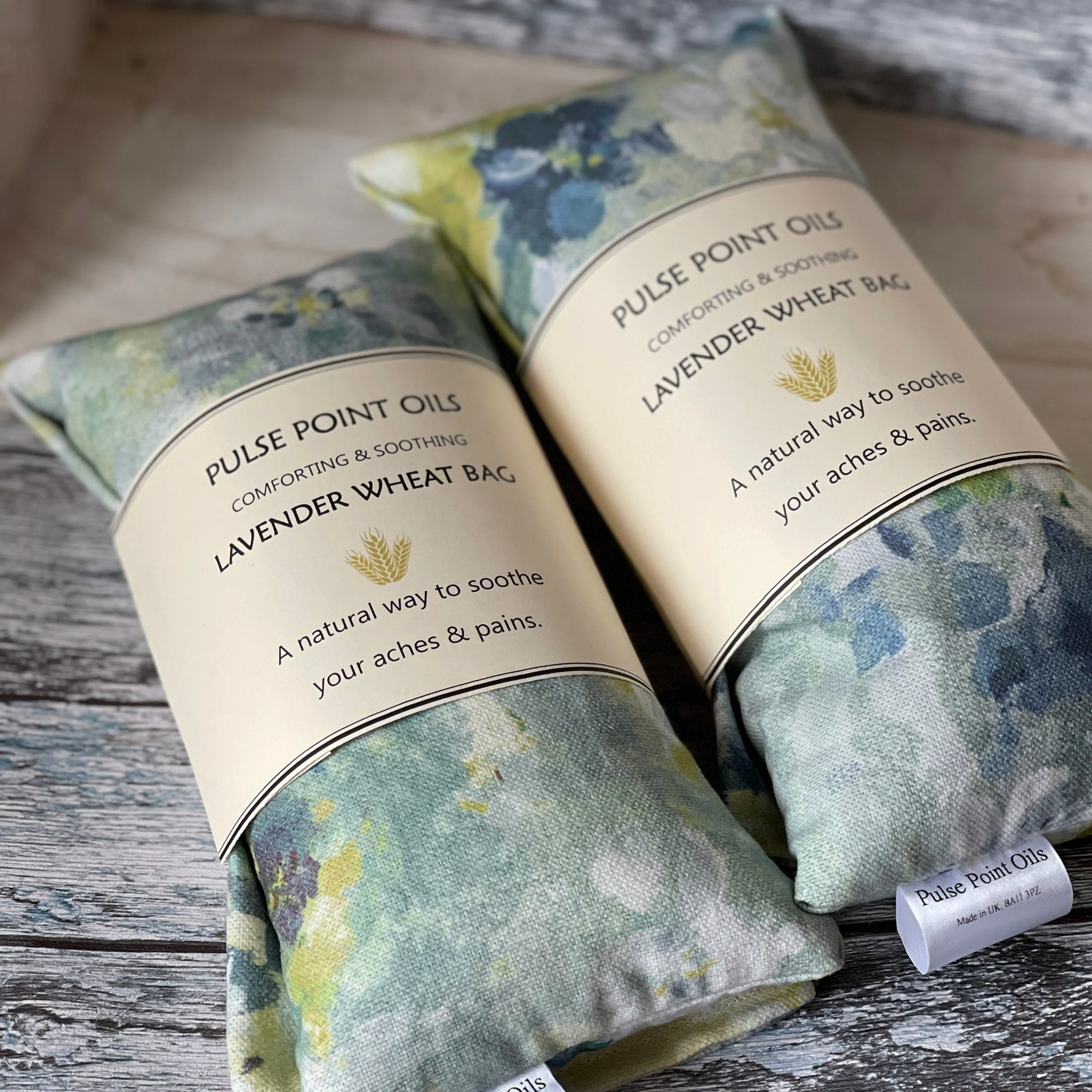 Lavender Heating pad neck wrap. New mum aromatherapy wheat bag, practical wellbeing gift