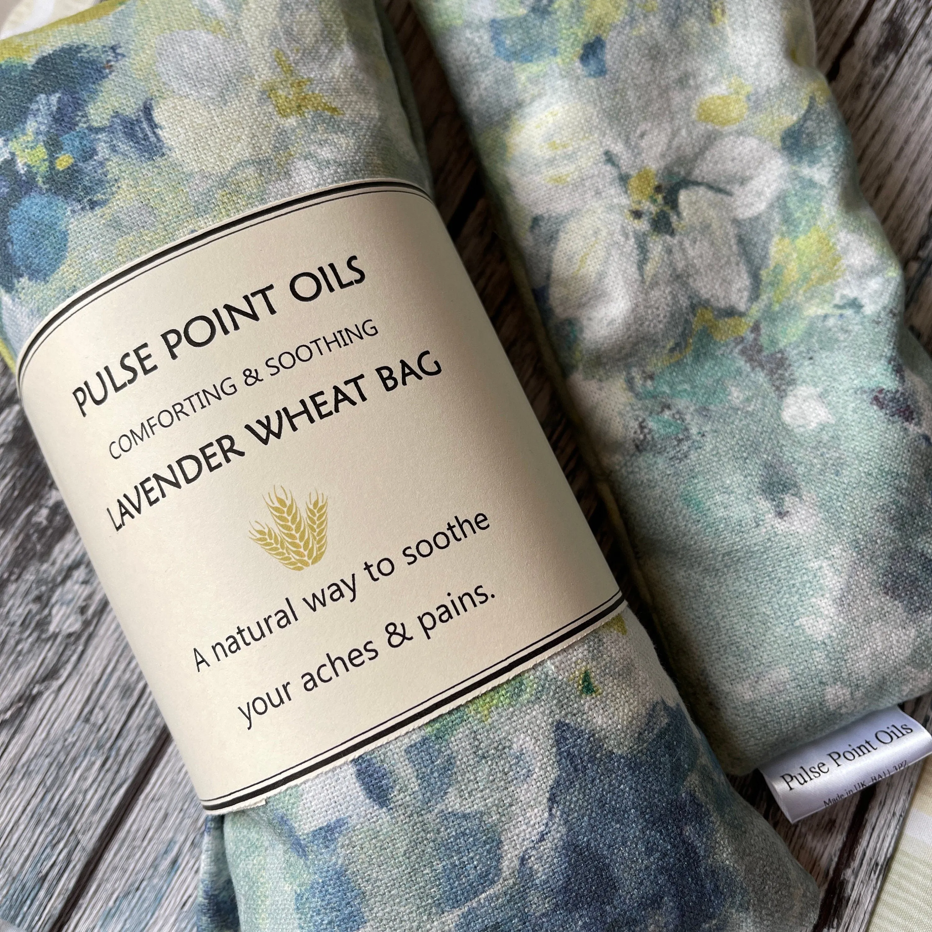Lavender Heating pad neck wrap. New mum aromatherapy wheat bag, practical wellbeing gift