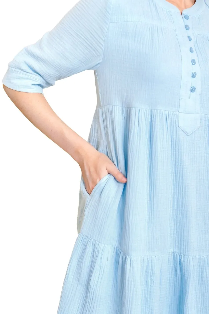 MALI DRESS (ICE/BLUE)