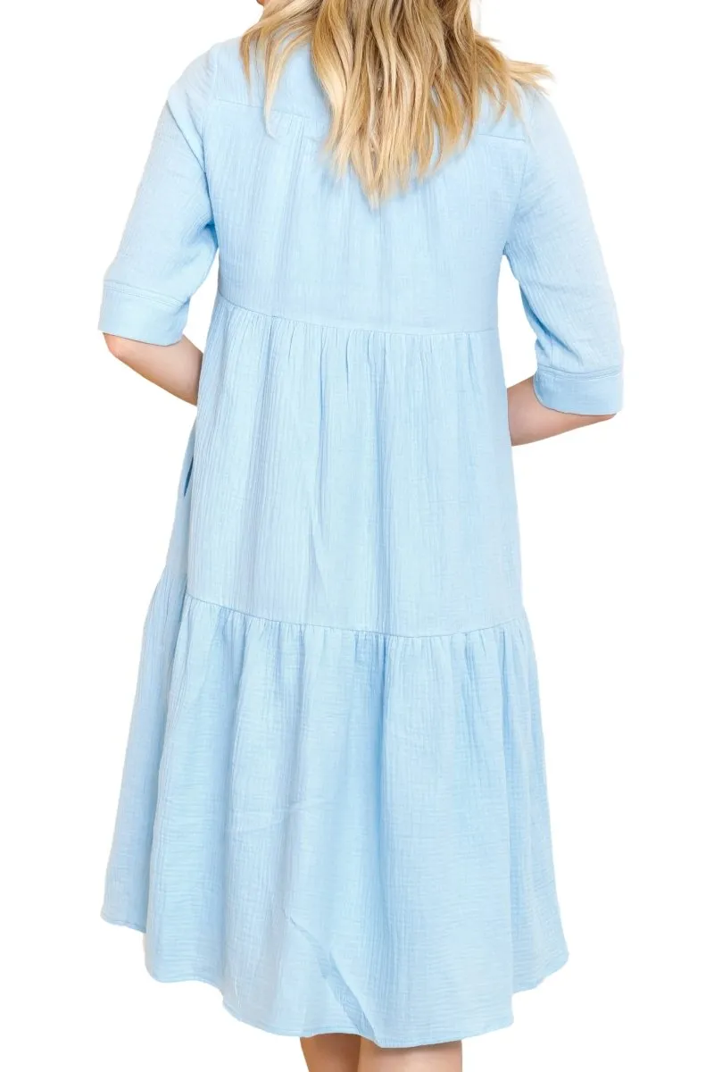 MALI DRESS (ICE/BLUE)