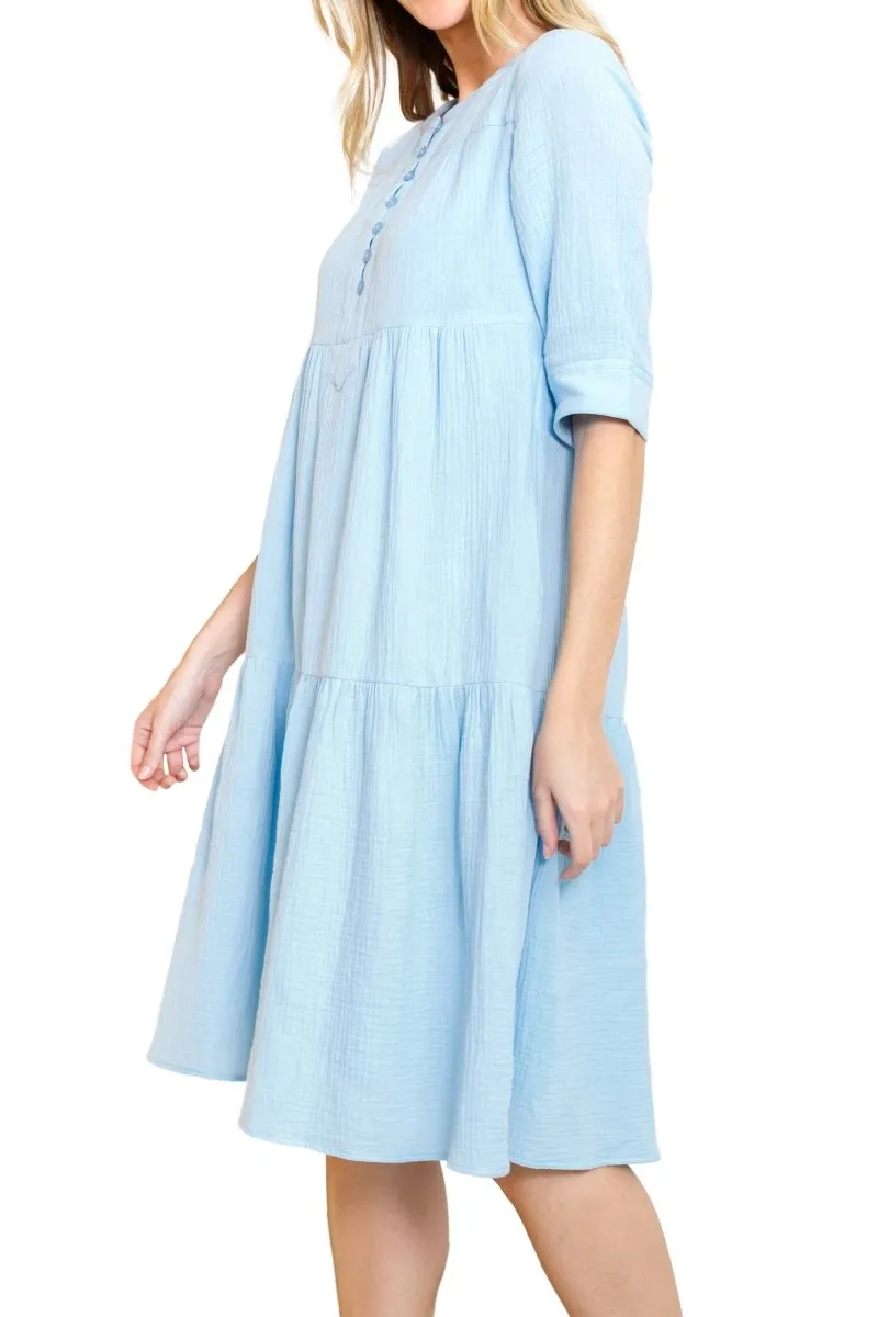 MALI DRESS (ICE/BLUE)