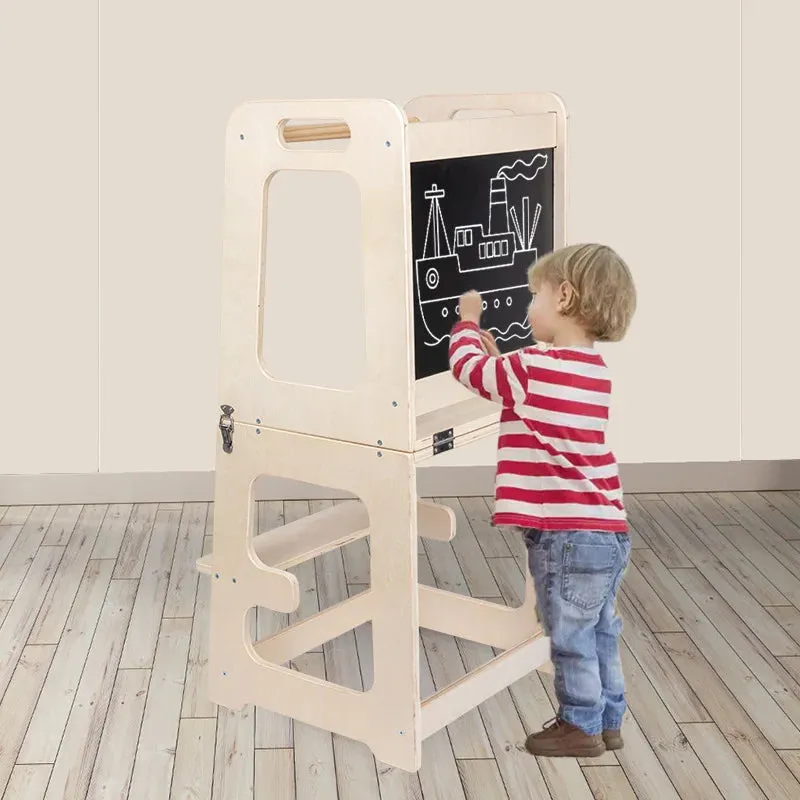 Mo098 - 2 in 1 Montessori learning tower