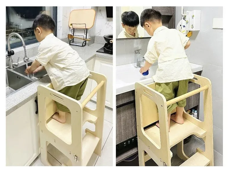 Mo098 - 2 in 1 Montessori learning tower