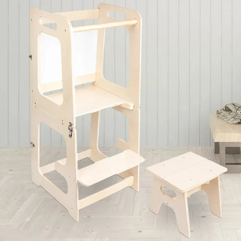 Mo098 - 2 in 1 Montessori learning tower