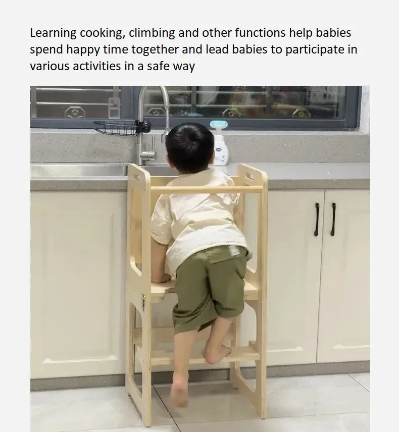 Mo098 - 2 in 1 Montessori learning tower