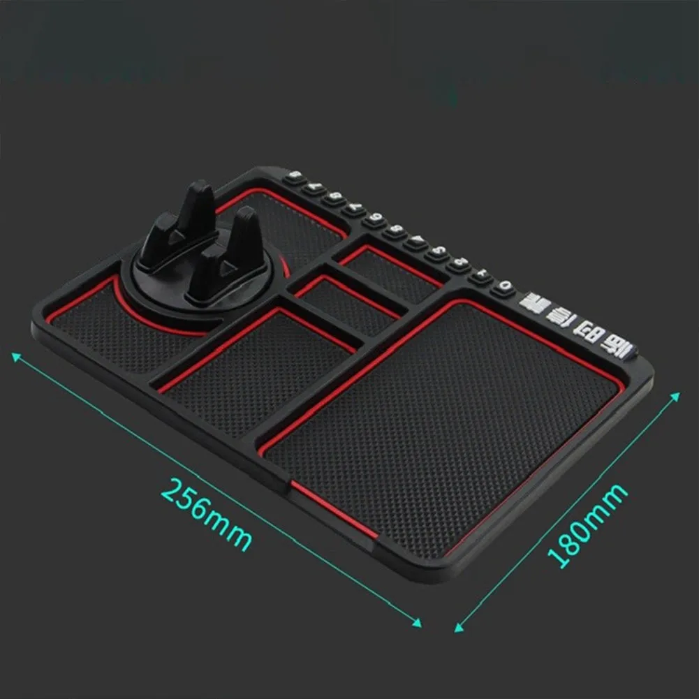 Multi-functional Car Dashboard Storage Pad Phone Holder Anti-slip