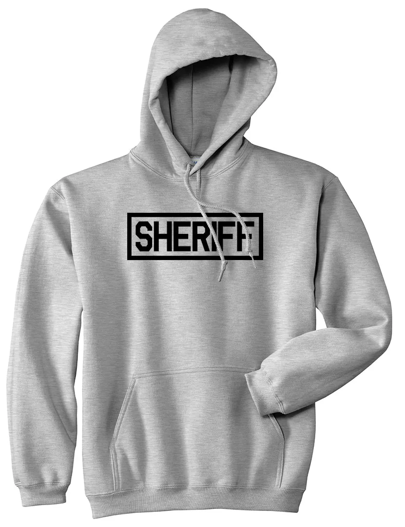 Sheriff County Police Mens Pullover Hoodie