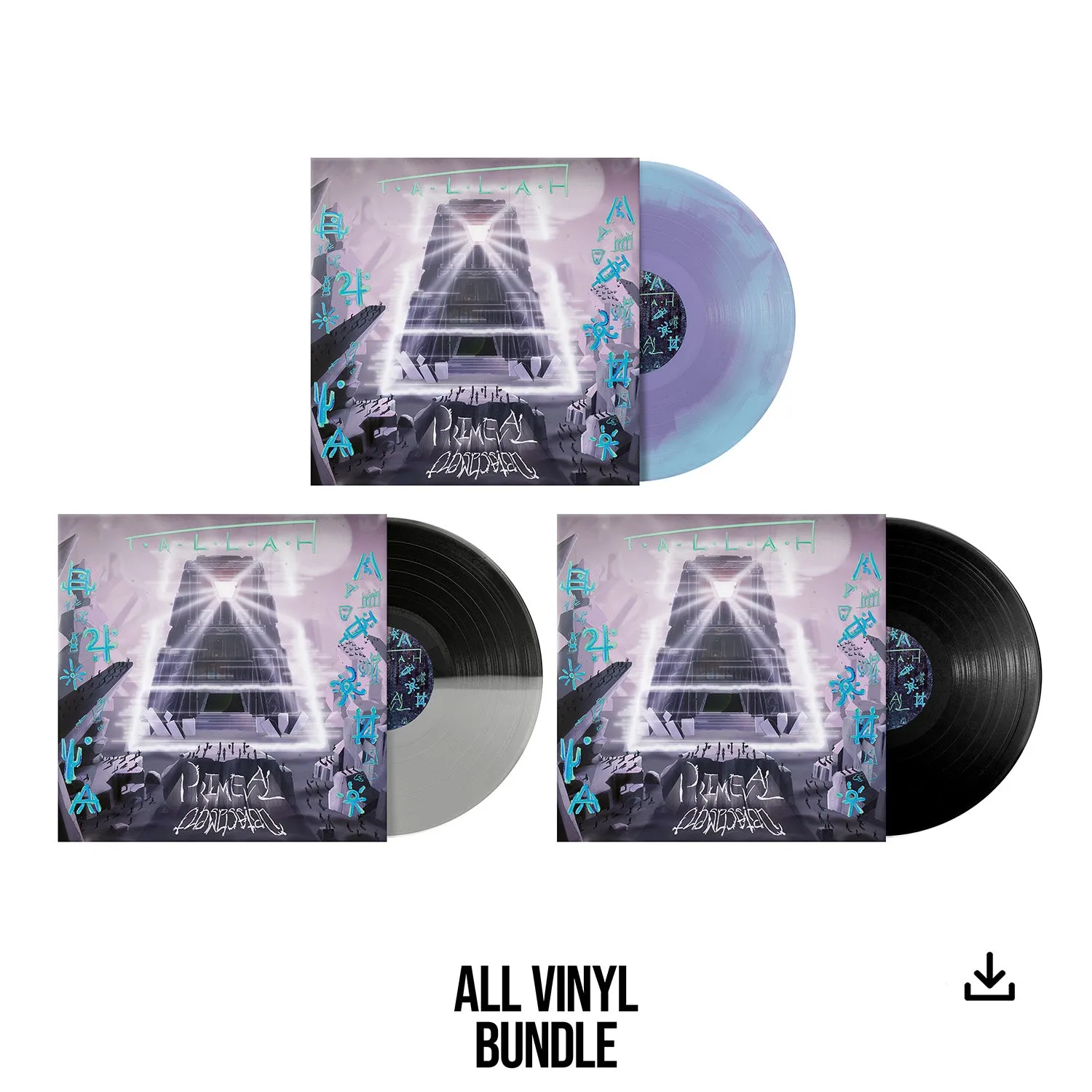 Tallah "Primeval: Obsession // Detachment" All Vinyl Bundle inc. Download - PRE-ORDER