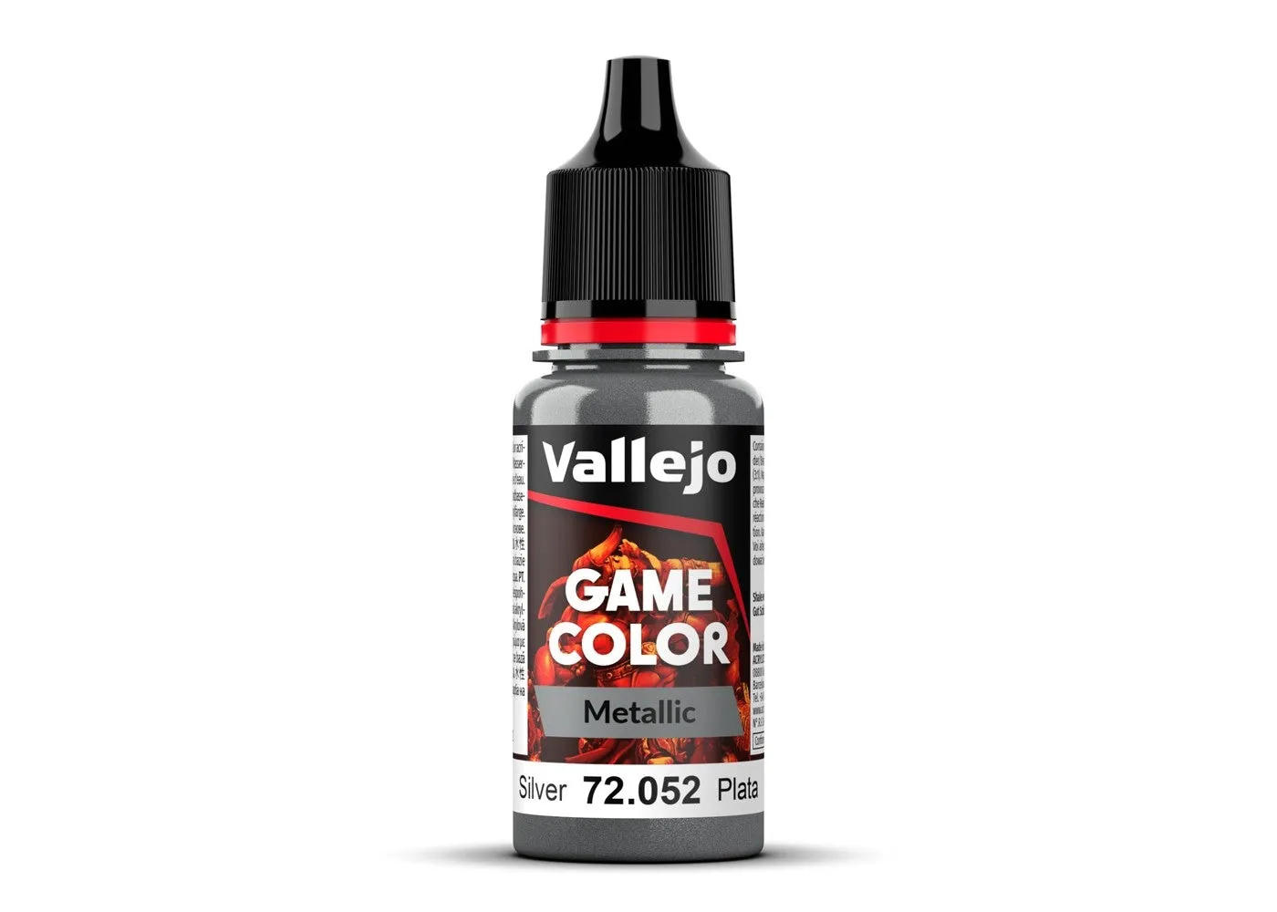 Vallejo Game Color Metallic: Silver - 18 ml - 72052